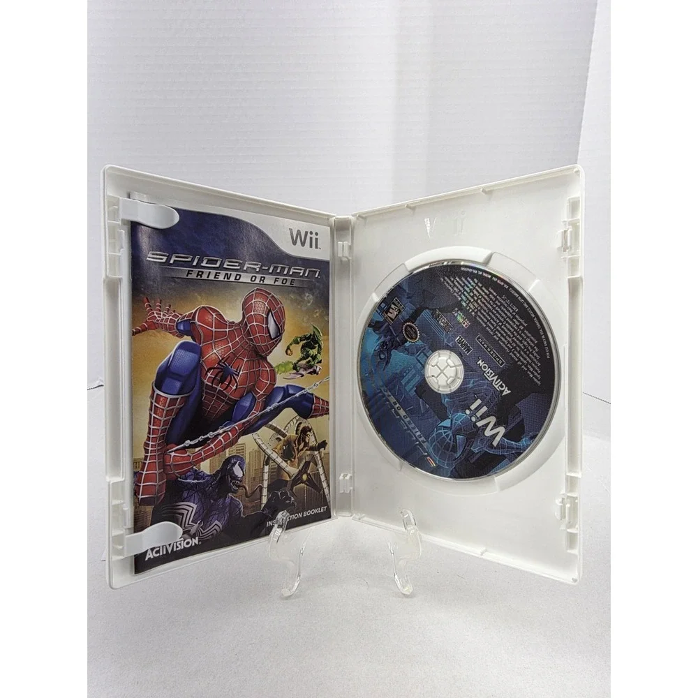 Spider-Man: Friend or Foe Wii Video Game Action Adventure Co-Op